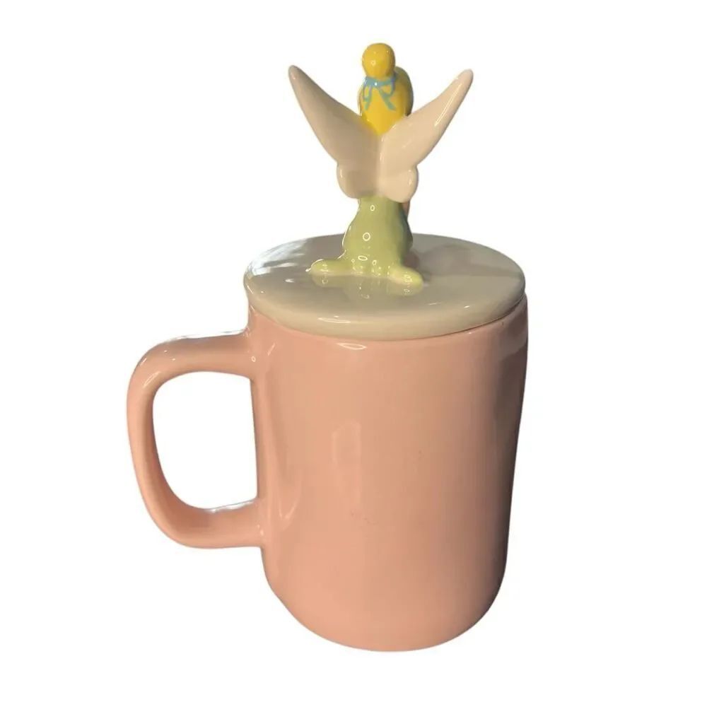 Disney Rae Dunn Mug Set W Tinker Bell Topper - Picture 3 of 6